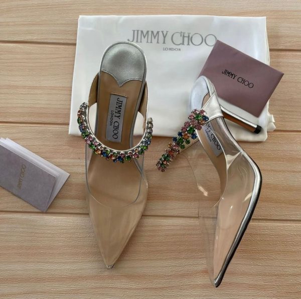 Jimmy Choo Bing Crystal Mules - Image 2