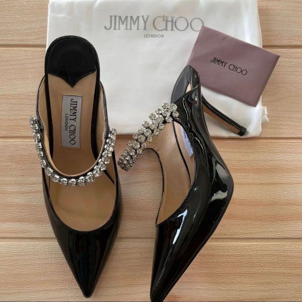 Jimmy Choo Bing Crystal Mules - Image 3