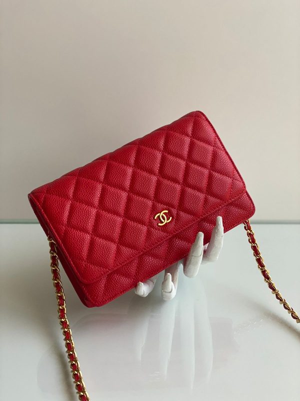 Chanel Caviar Wallet On Chain
