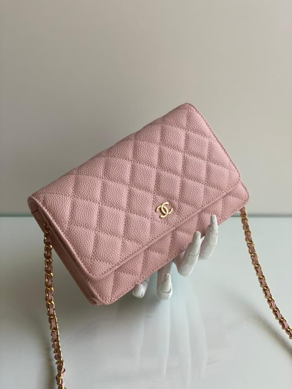 Chanel Caviar Wallet On Chain - Image 7