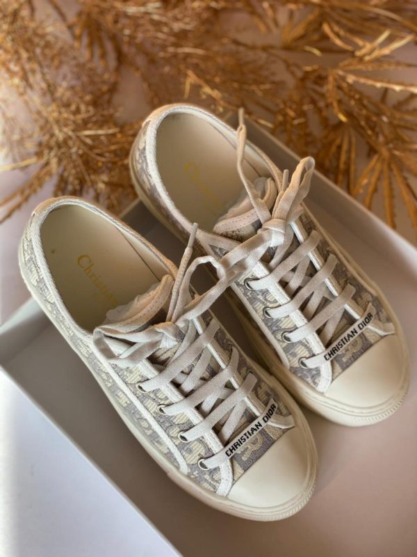 Dior Walk'n'Dior Sneaker Oblique Embroidered Cotton - Image 2