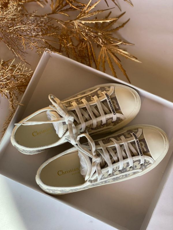 Dior Walk'n'Dior Sneaker Oblique Embroidered Cotton - Image 3