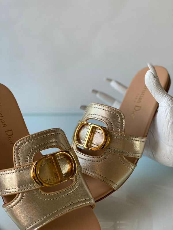 Dior 30 Montaigne Leather Mules - Image 6
