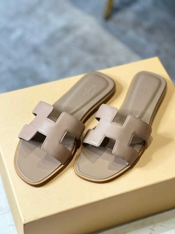 Hermes Oran Slide Sandals - Image 4