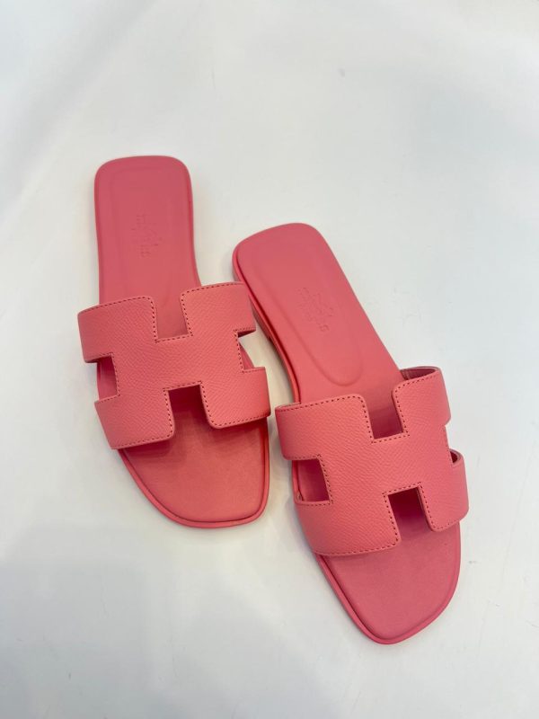 Hermes Oran Leather Sandal - Image 2