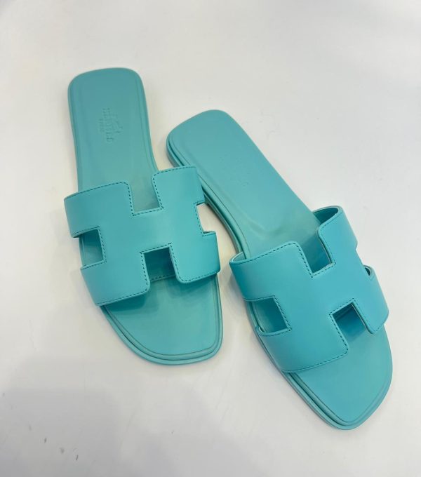 Hermes Oran Leather Sandal