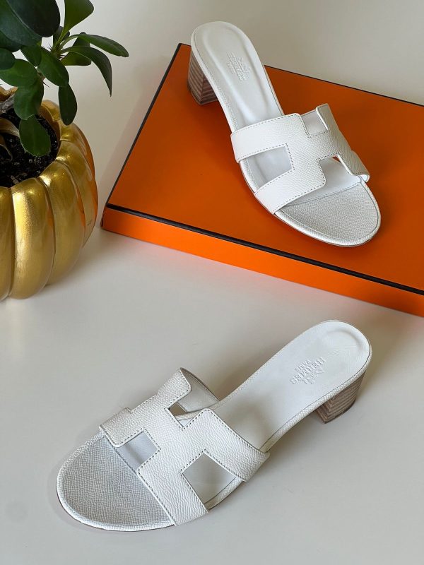 Hermes Oran Leather Sandal