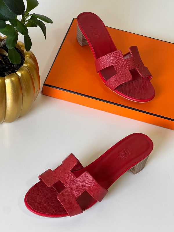 Hermes Oran Leather Sandal - Image 6