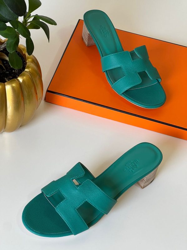 Hermes Oran Leather Sandal - Image 2