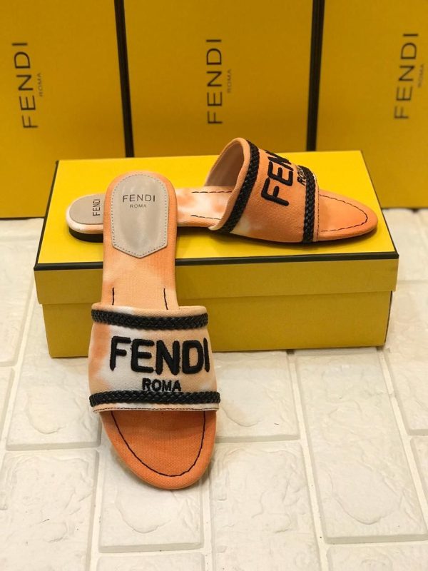 Fendi Tie Dye Logo Sandals - Image 4