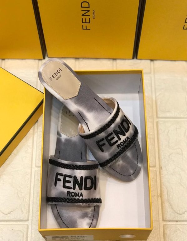 Fendi Tie Dye Logo Sandals - Image 2