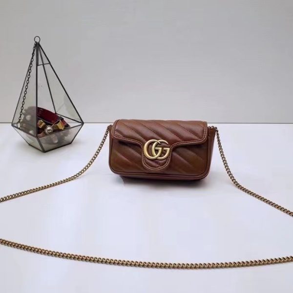 GG Marmont Matelasse Leather Handbag - Image 3