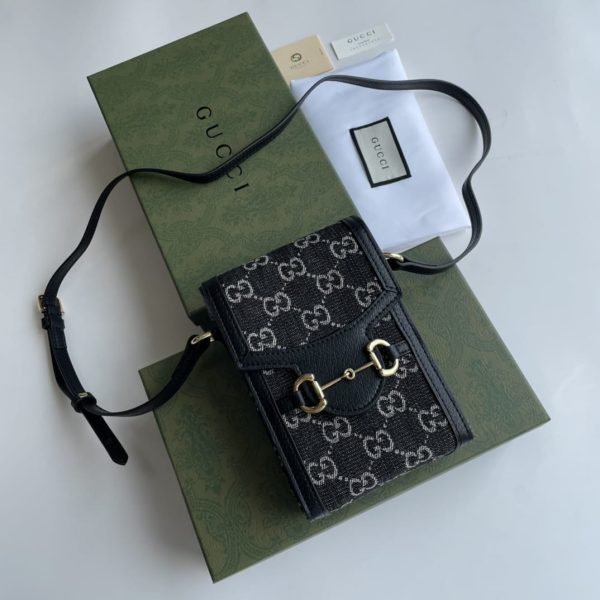 Gucci Gg Supreme Horsebit 1955 Mini Bag - Image 4