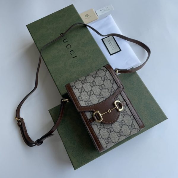 Gucci Gg Supreme Horsebit 1955 Mini Bag