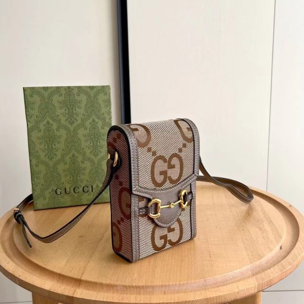 Gucci Gg Supreme Horsebit 1955 Mini Bag - Image 7