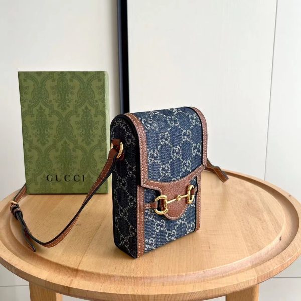 Gucci Gg Supreme Horsebit 1955 Mini Bag - Image 6