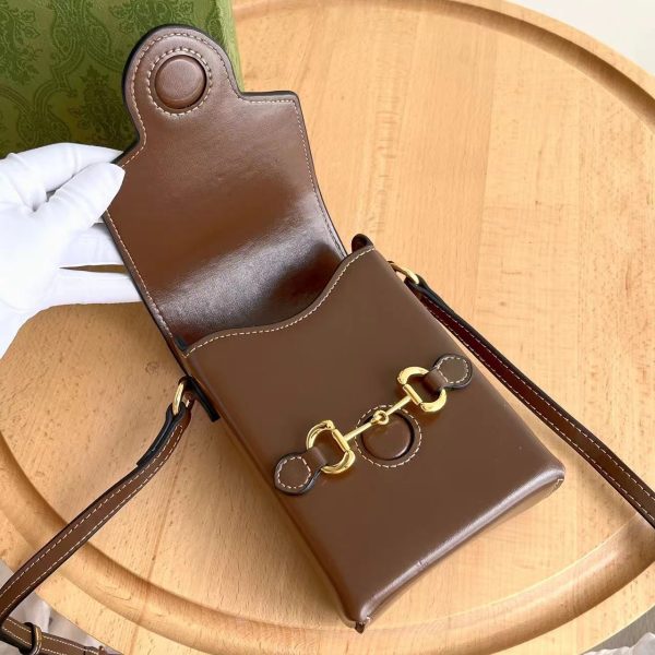 Gucci Gg Supreme Horsebit 1955 Mini Bag - Image 8