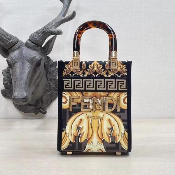 Fendi Mini Sunshine Shopper Bag - Image 9