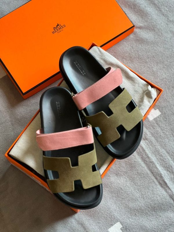 Hermes Chypre Leather Sandal - Image 13