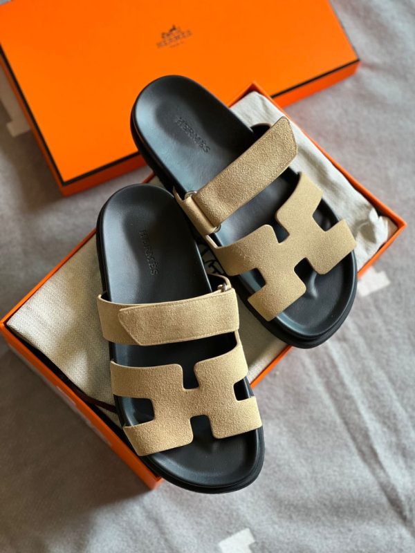 Hermes Chypre Leather Sandal - Image 12