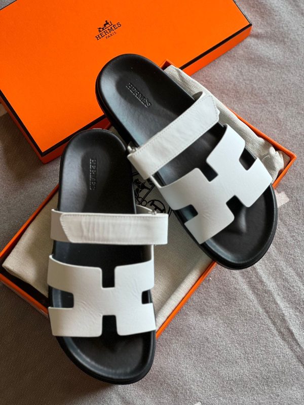 Hermes Chypre Leather Sandal - Image 10
