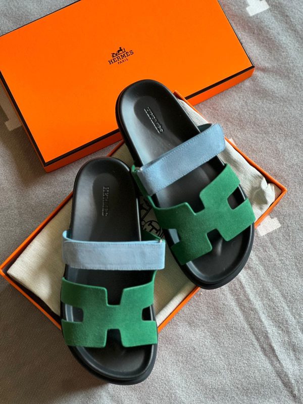 Hermes Chypre Leather Sandal - Image 9