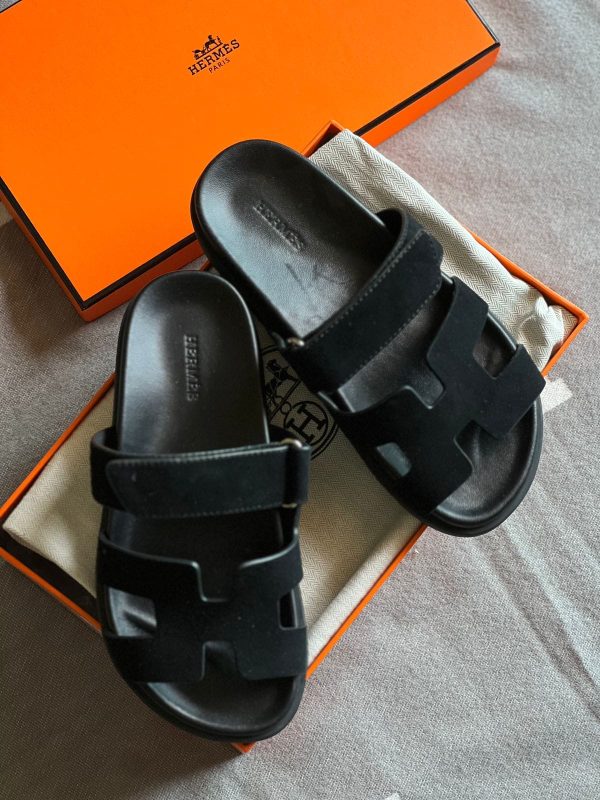 Hermes Chypre Leather Sandal - Image 8