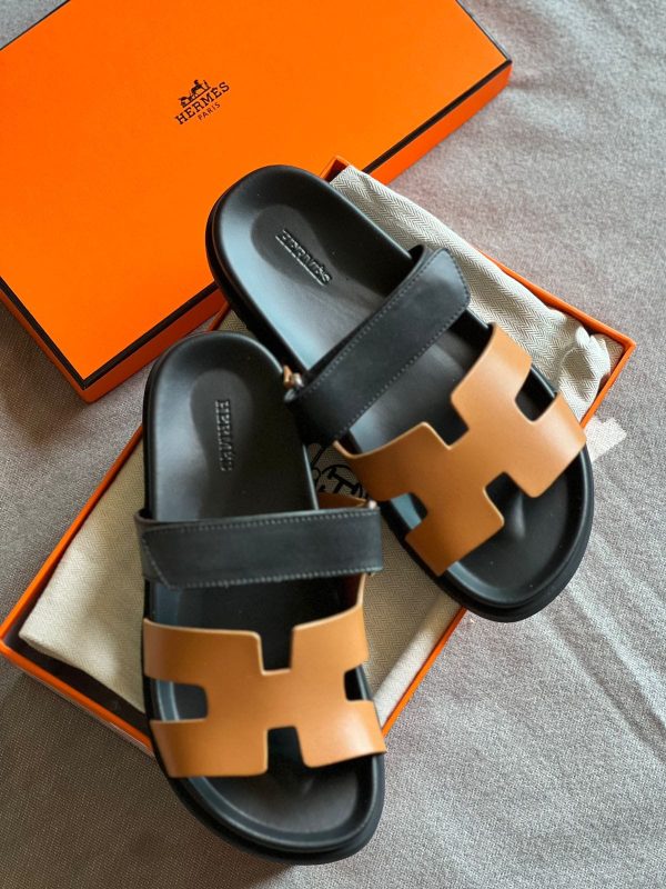 Hermes Chypre Leather Sandal - Image 3
