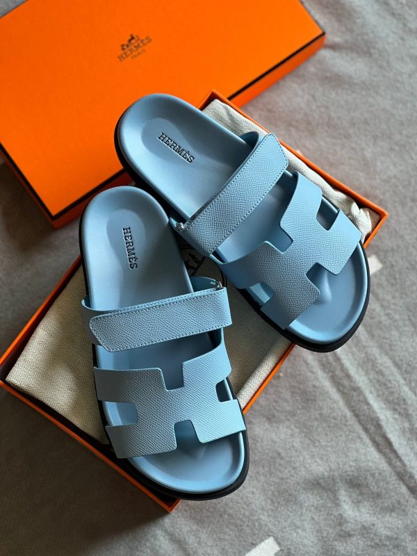 Hermes Chypre Leather Sandal - Image 6