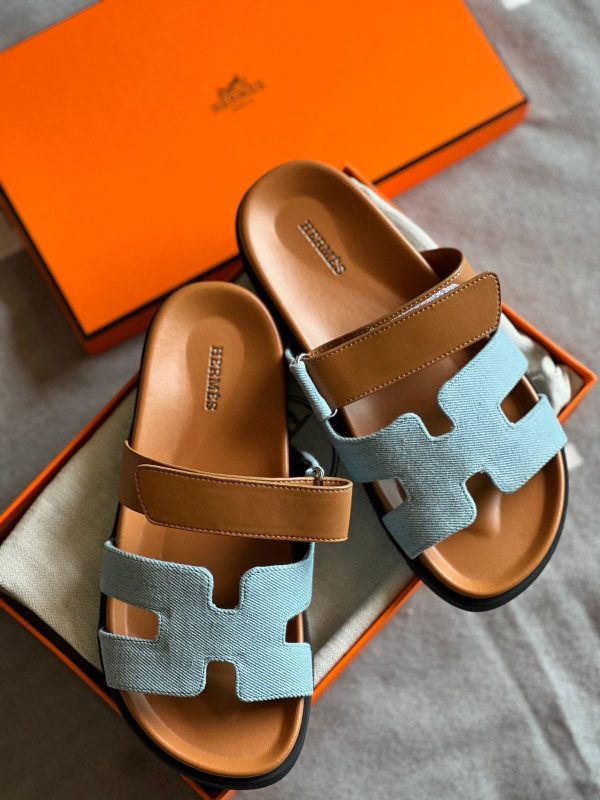 Hermes Chypre Leather Sandal