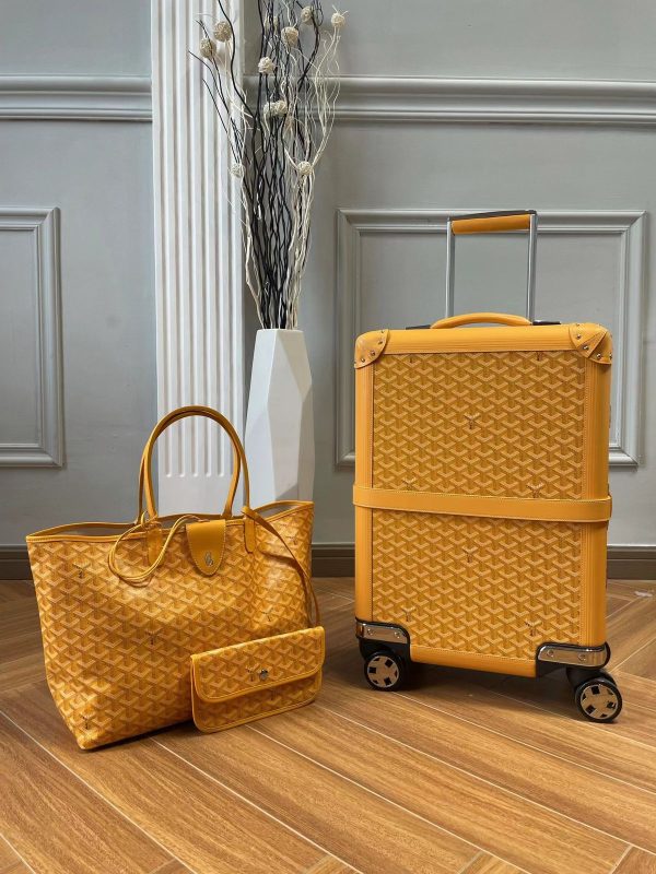 Goyard Goyardine Rolling Suitcase Trolley - Image 2