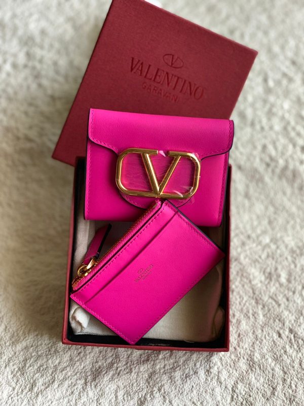 Valentino Garavani Stud Sign Mini Wallet