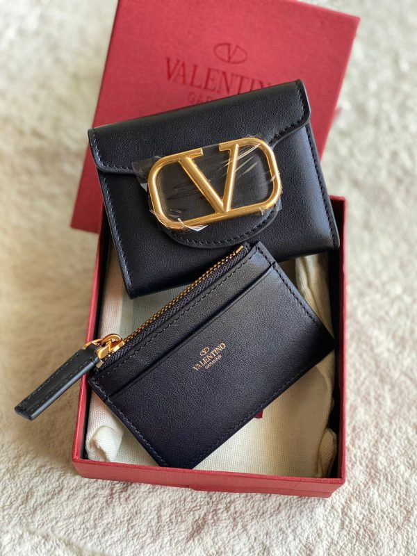 Valentino Garavani Stud Sign Mini Wallet - Image 4