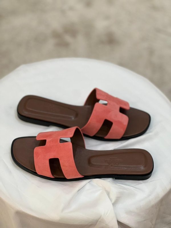 Hermes Oran Leather Sandal - Image 7