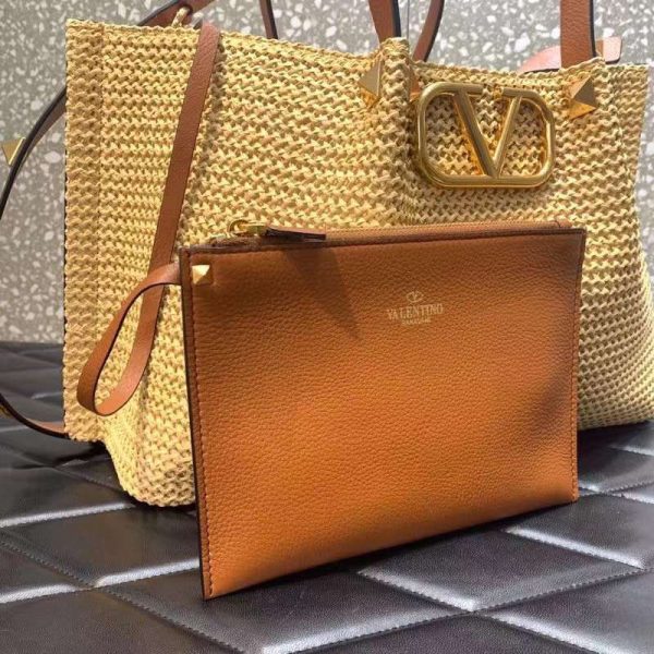 Valentino Garavani Natural Straw Summer Tote - Image 2