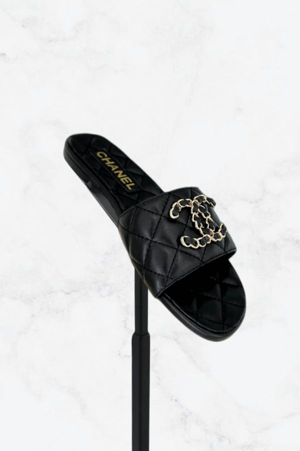 Chanel CC Flat Slippers Woman - Image 4