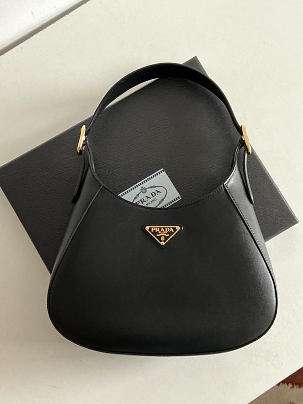 Prada Cleo Leather Shoulder Bag - Image 3
