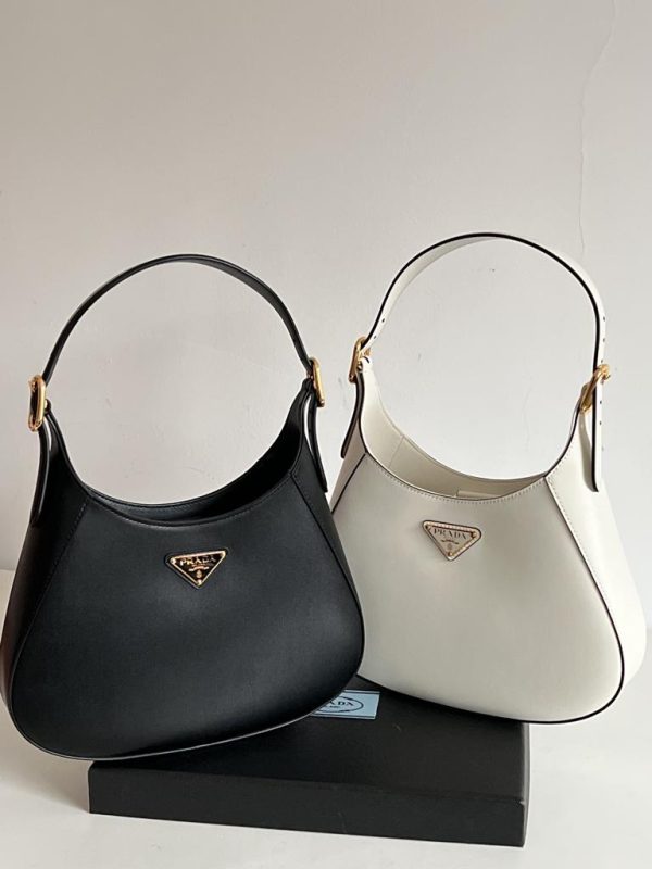 Prada Cleo Leather Shoulder Bag
