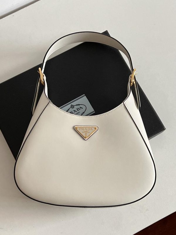 Prada Cleo Leather Shoulder Bag - Image 2