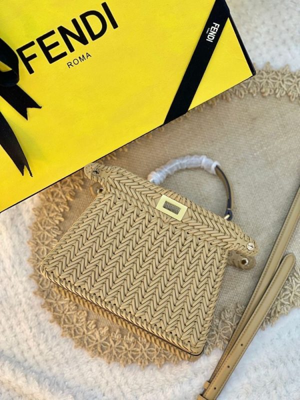 Fendi Calfskin Blended Fabrics Street Style 2way - Image 2
