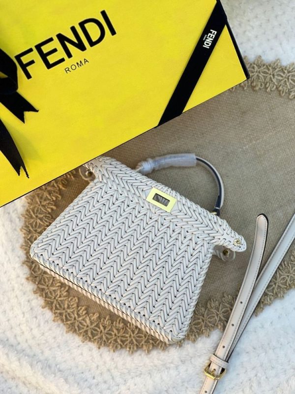 Fendi Calfskin Blended Fabrics Street Style 2way - Image 3