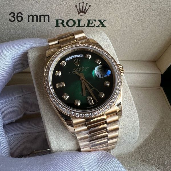 Rolex Day Date Mother Of Pearl Diamond - Image 2