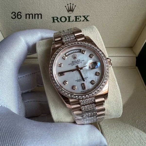 Rolex Day Date Mother Of Pearl Diamond