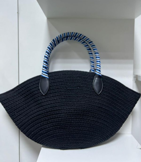 Loro Piana Panier Mini Cotton Tote Bag - Image 2