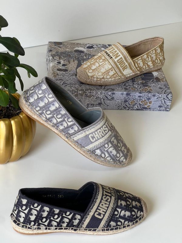 Dior Granville Espadrille Dior Oblique Embroidered