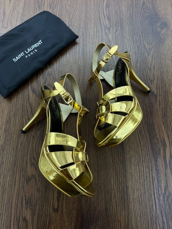 Saint Laurent Natural Tribute Heels - Image 11