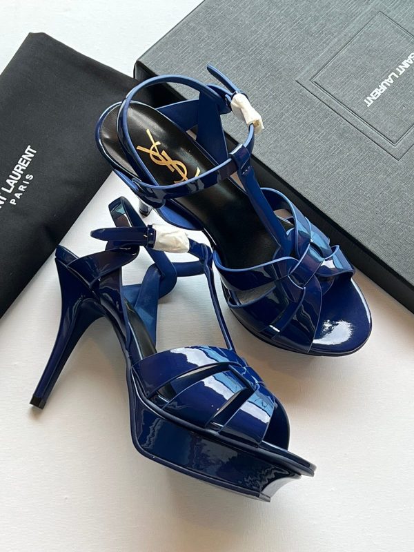 Saint Laurent Natural Tribute Heels - Image 3