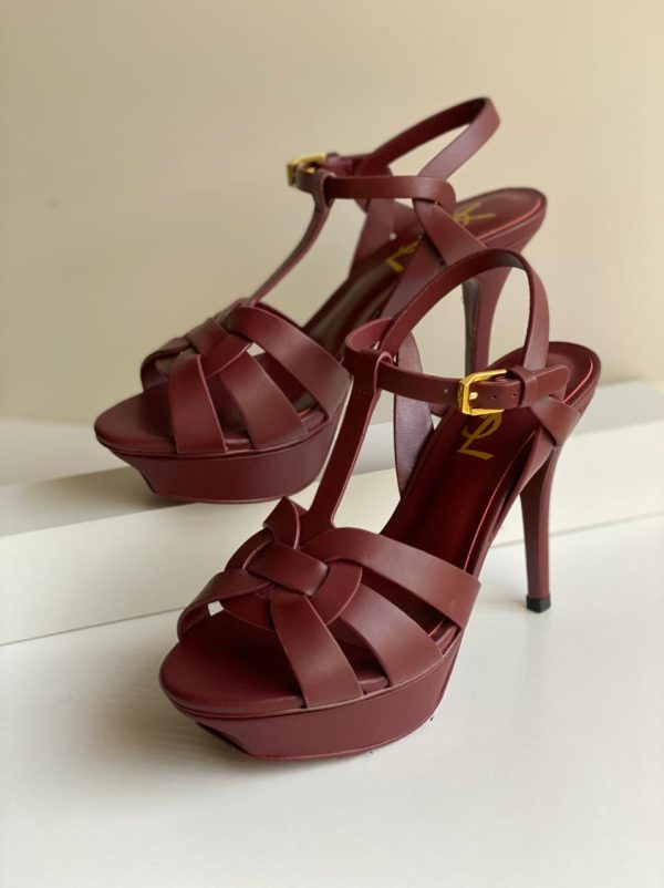 Saint Laurent Natural Tribute Heels - Image 10