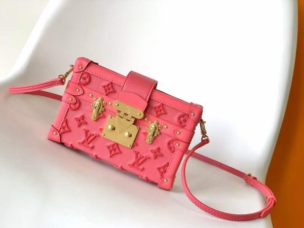 Lv Patent Calfskin Monogram Lace Dauphine - Image 3