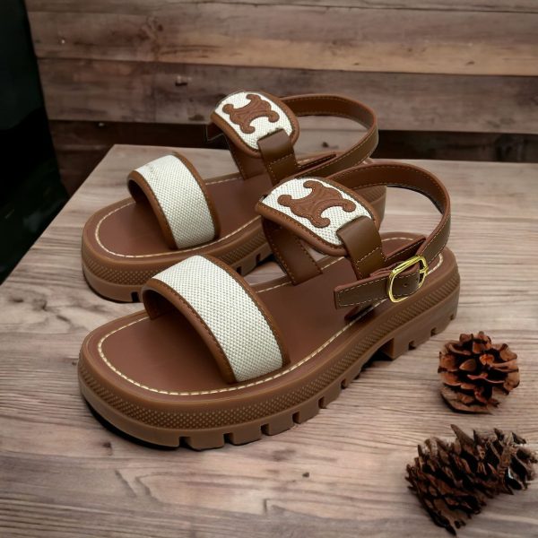 Celine Clea Triomphe Sandals
